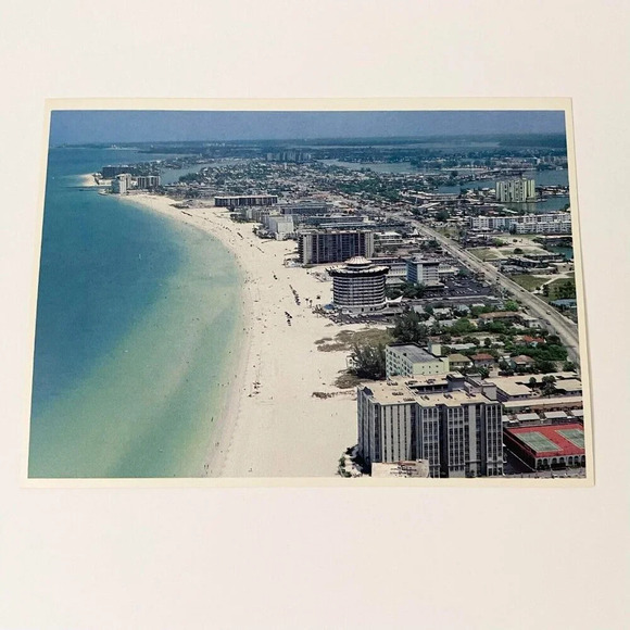 Vintage Lot of 6 Sun Coast Post Cards Florida St Petersburg Flamingos Beach - Picture 5 of 16